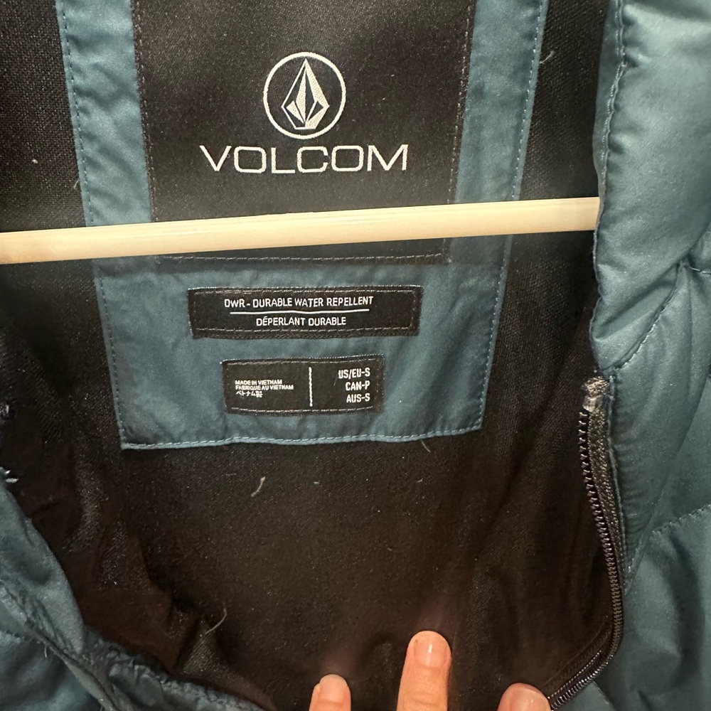 Volcom Casco Down Puffer Jacket Euc Small - image 5